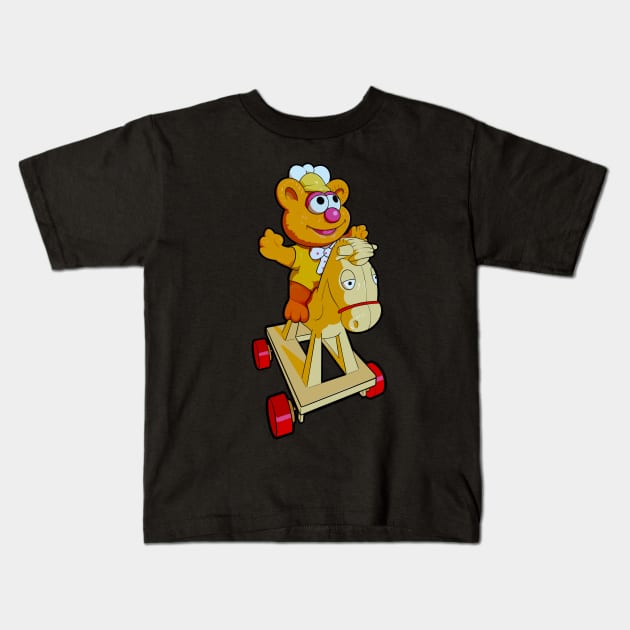 Baby Fozzie 1986 Happy Meal Toy Kids T-Shirt by Eighties Wild Child